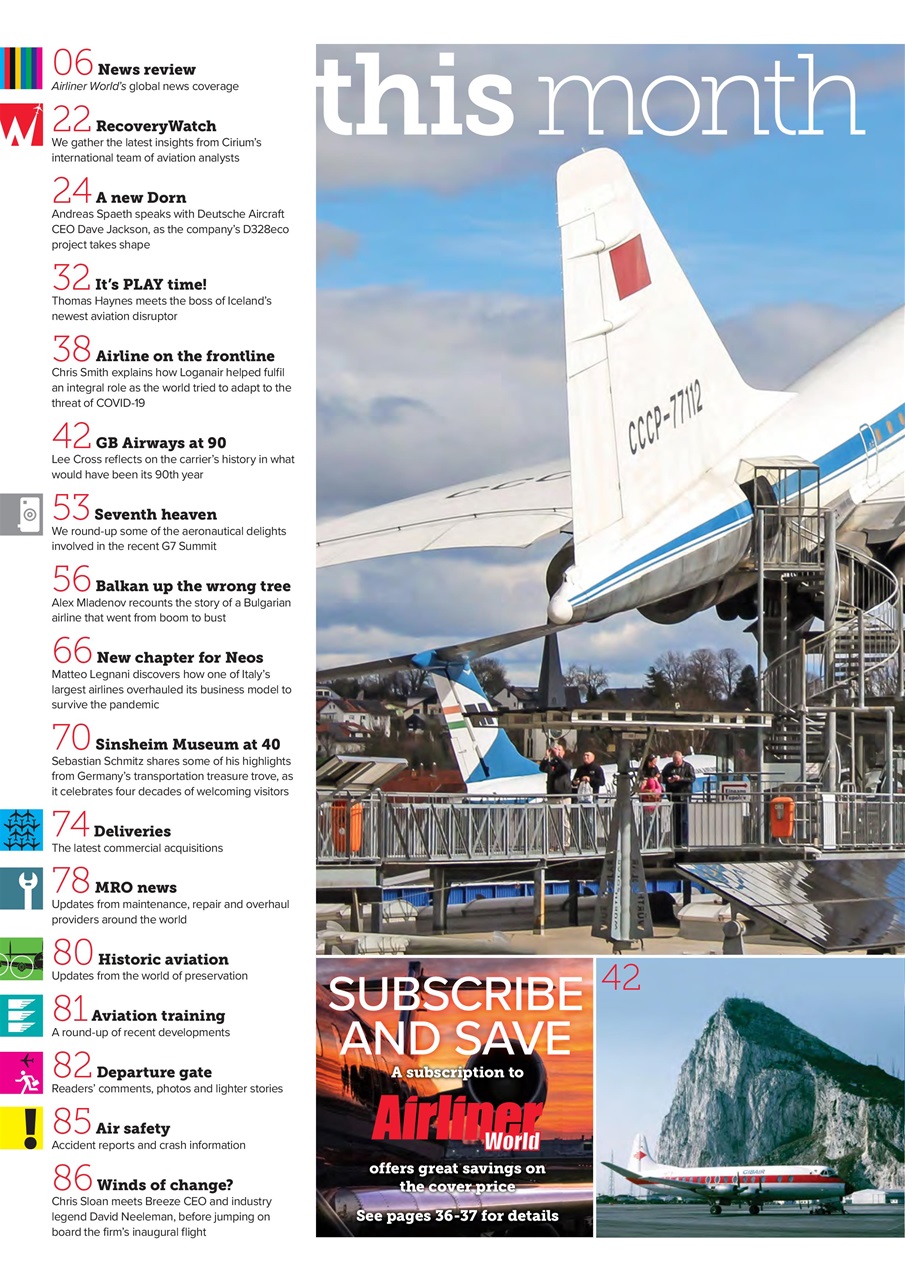 Airliner World Preview Pages