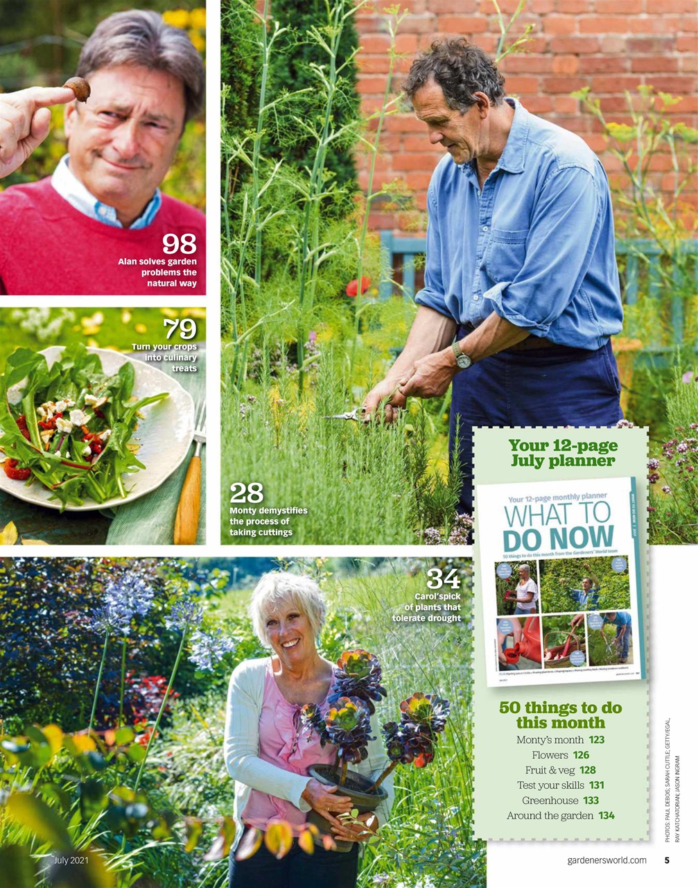 BBC Gardeners’ World Magazine Preview Pages