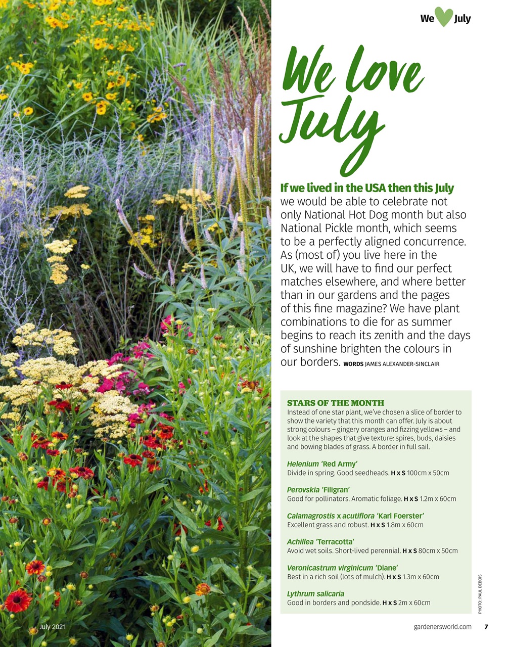BBC Gardeners’ World Magazine Preview Pages