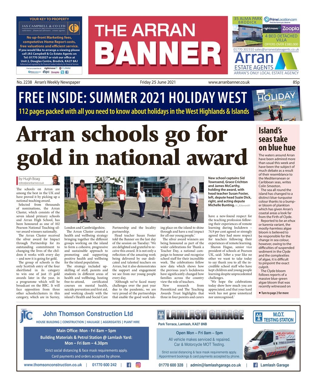 Arran Banner Preview Pages