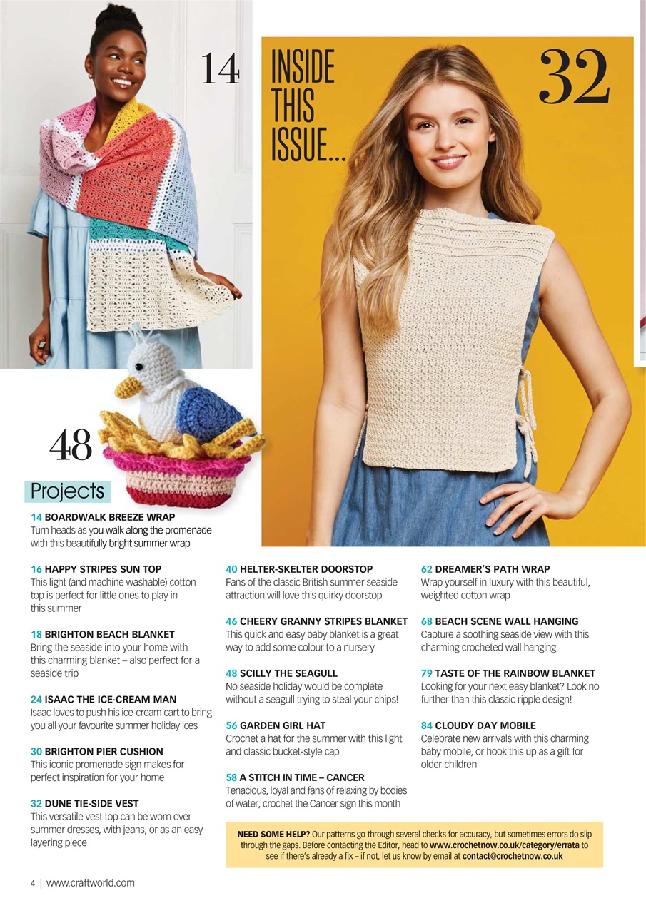 Crochet Now Magazine Preview Pages