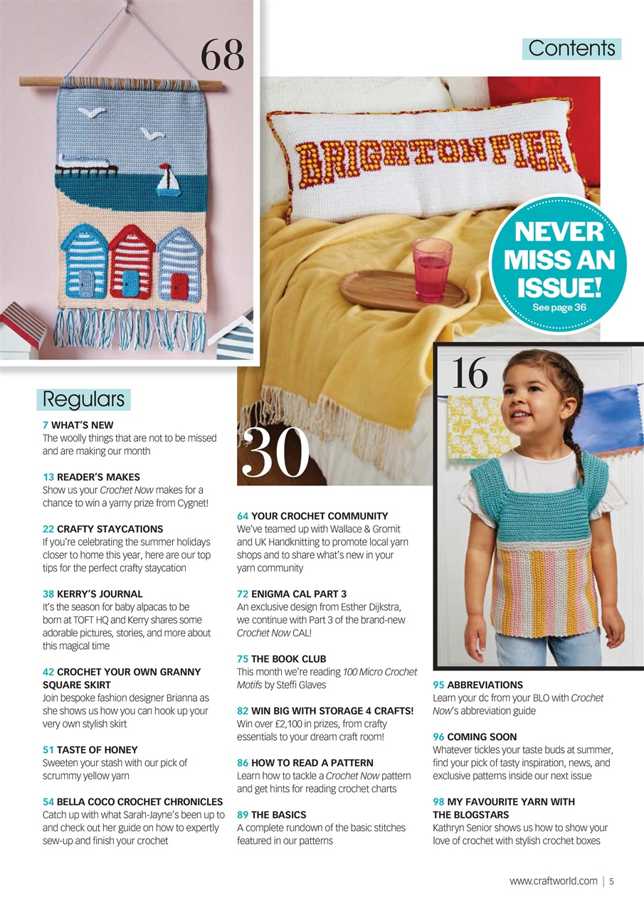 Crochet Now Magazine Preview Pages