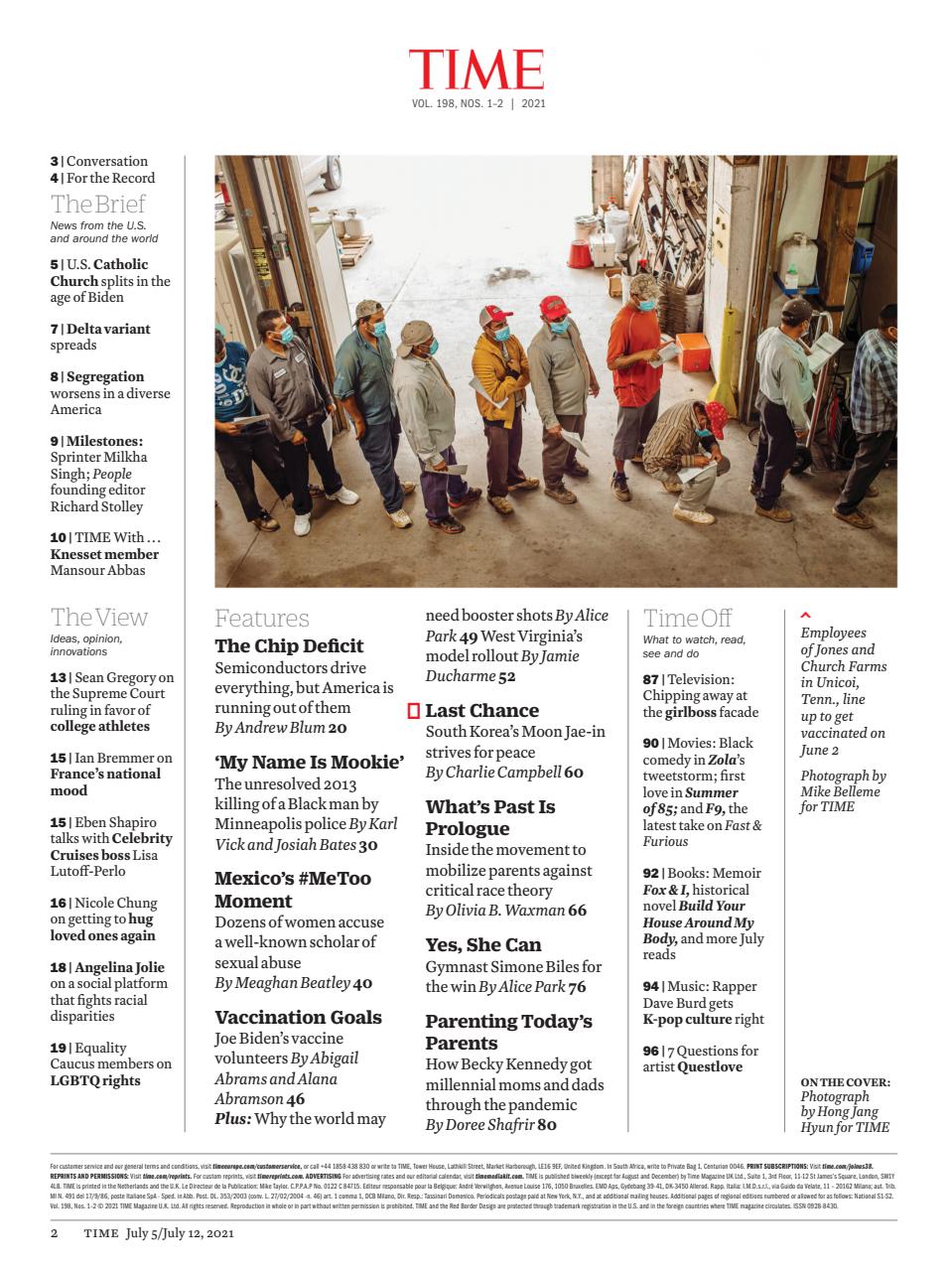 TIME Magazine Europe Preview Pages