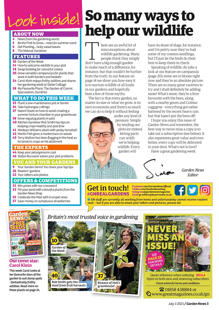Garden News Preview Pages