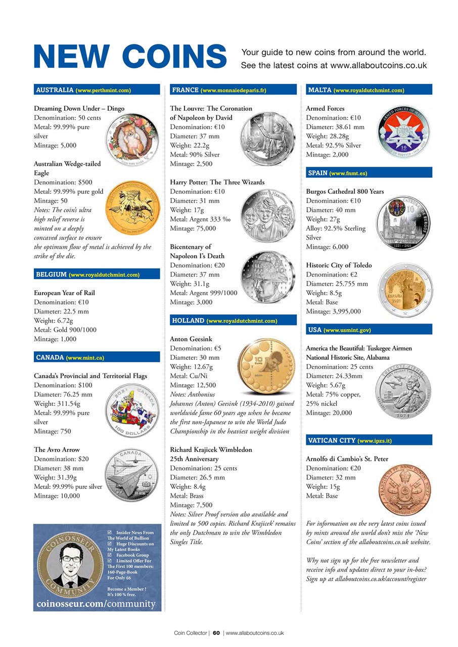 Coin Collector Preview Pages