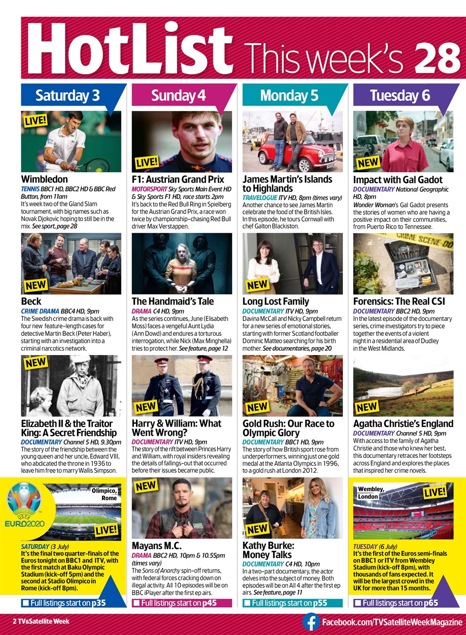 TV & Satellite Week Preview Pages
