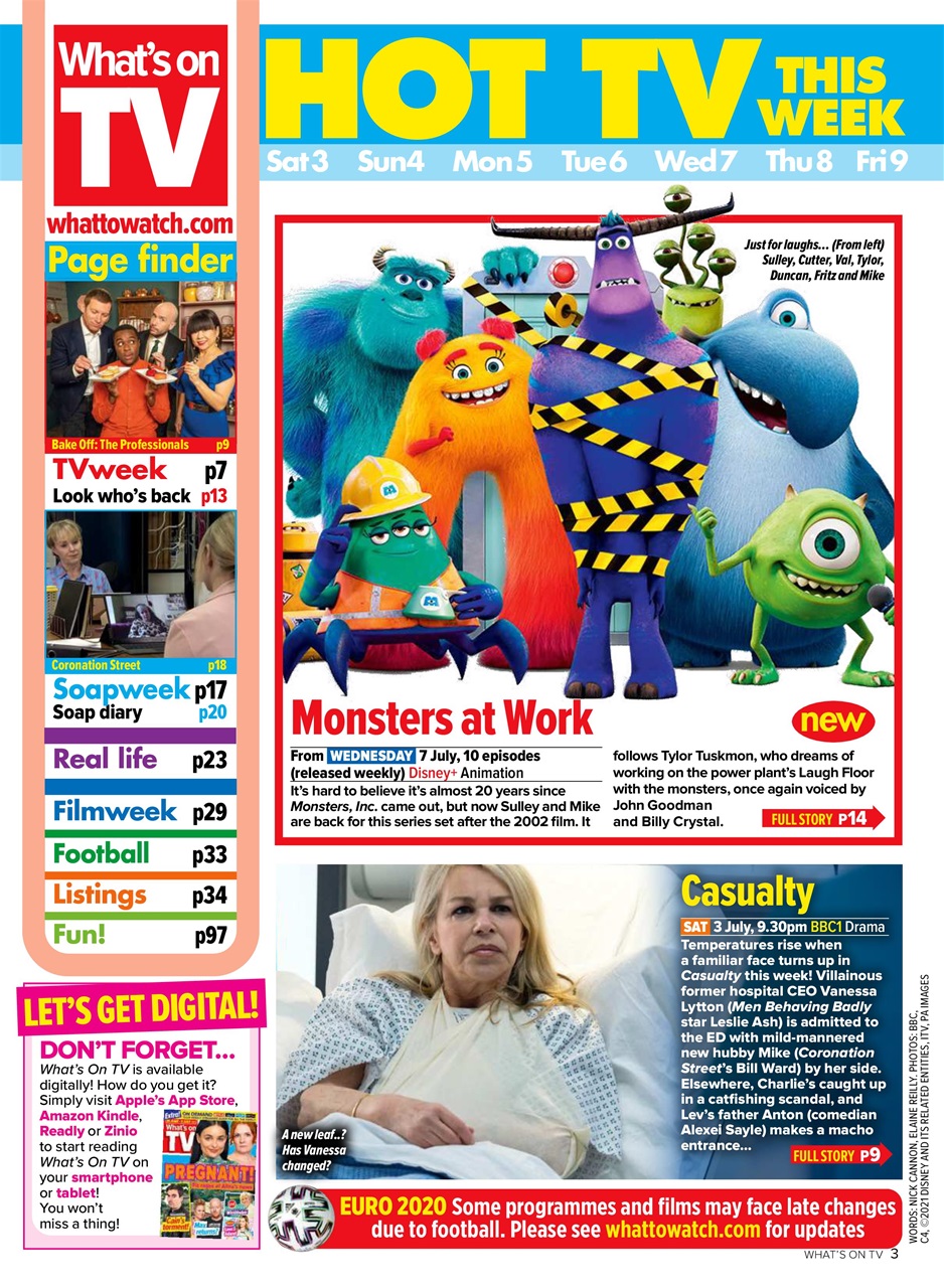 What's on TV Preview Pages