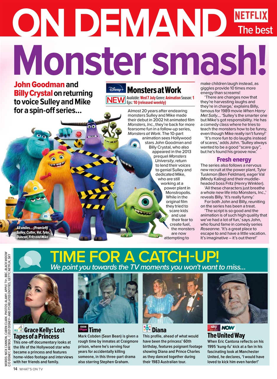 What's on TV Preview Pages