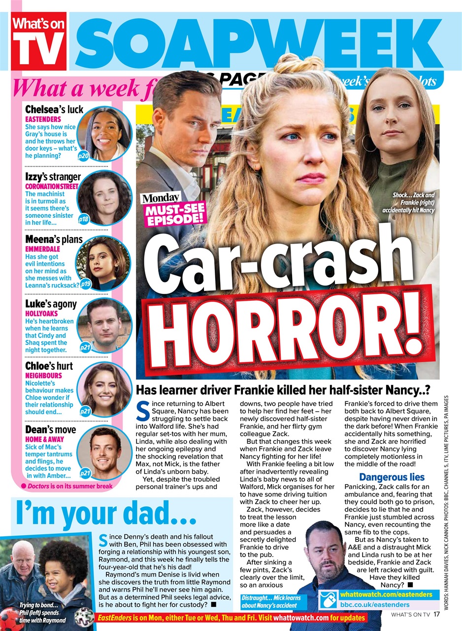 What's on TV Preview Pages