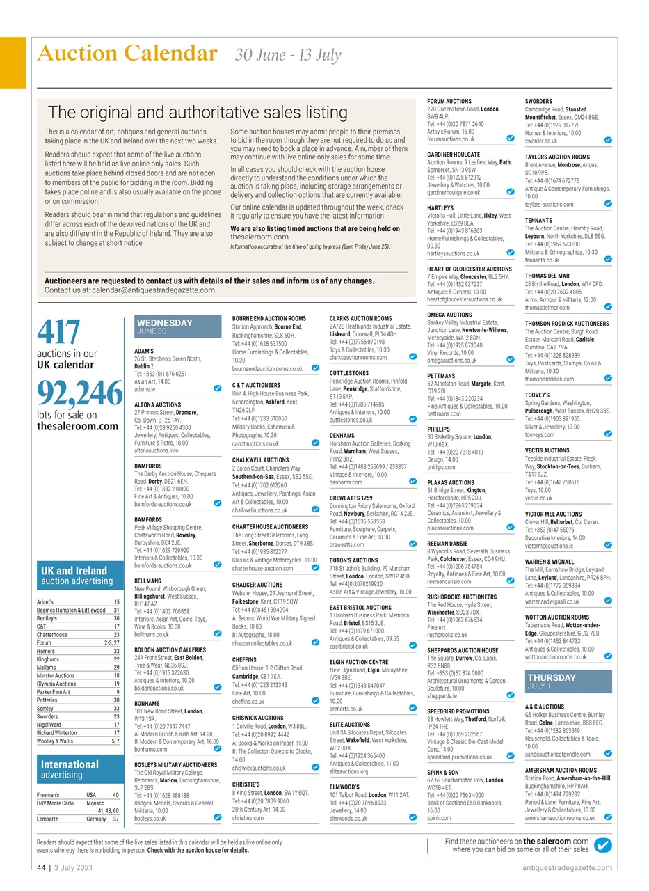 Antiques Trade Gazette Preview Pages