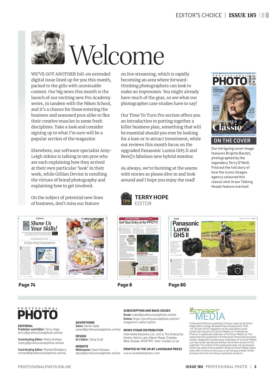 Professional Photo Preview Pages