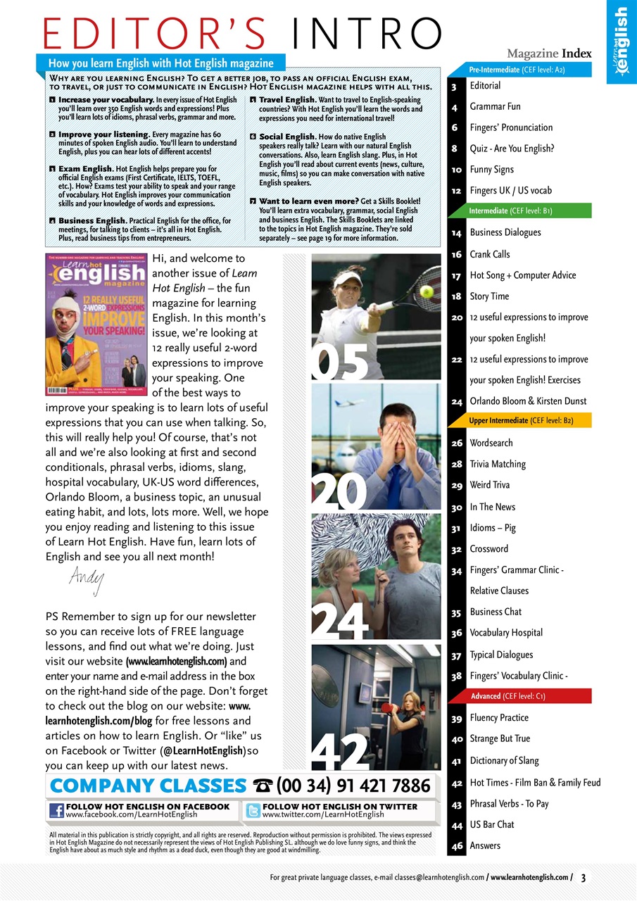 Learn Hot English Preview Pages
