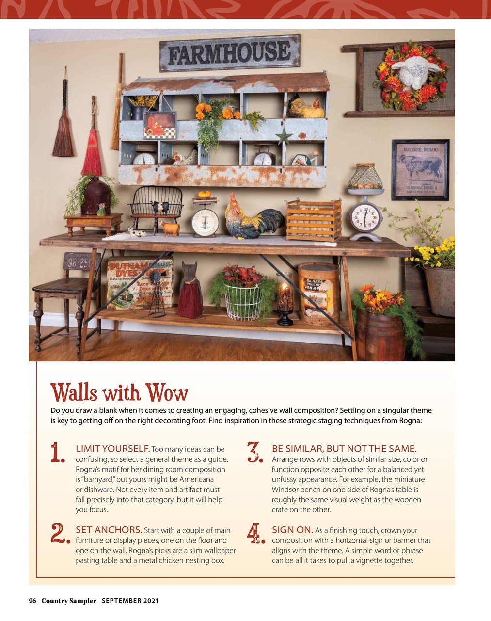 Country Sampler Home Preview Pages
