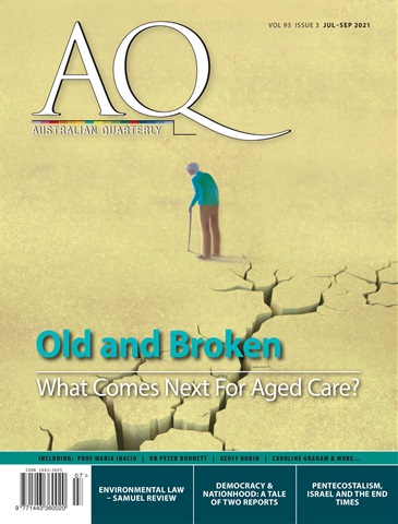 AQ: Australian Quarterly issue AQ: Australian Quarterly 92.3