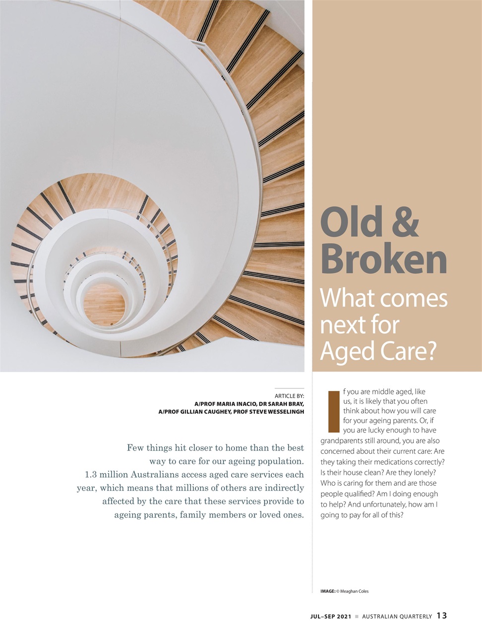 AQ: Australian Quarterly Preview Pages