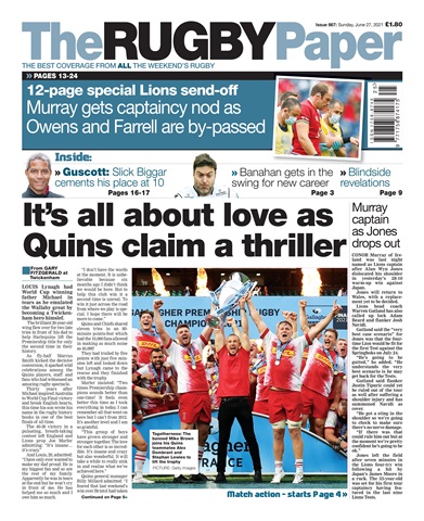 The Rugby Paper issue 27 Jun 2021