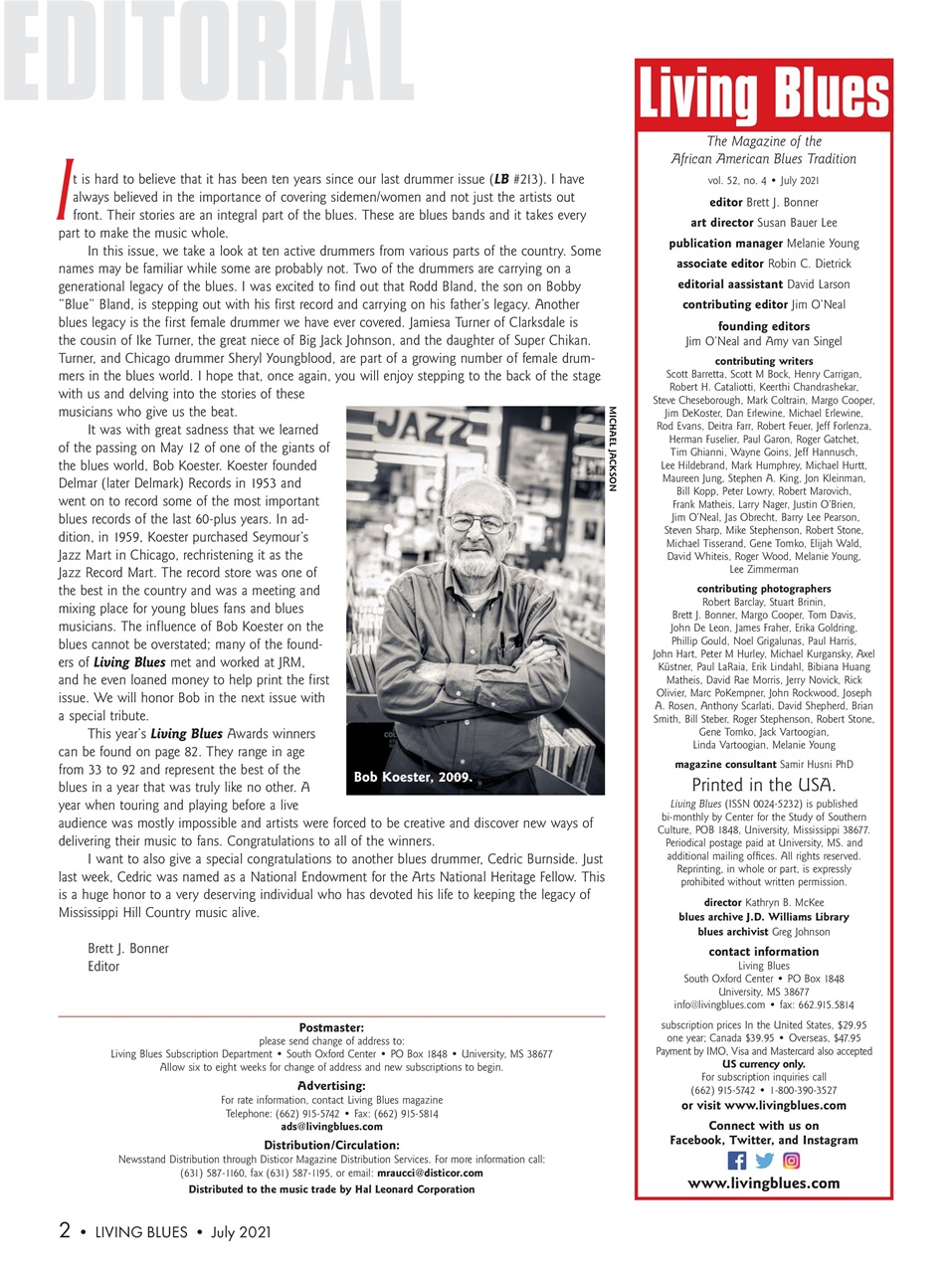 Living Blues Preview Pages