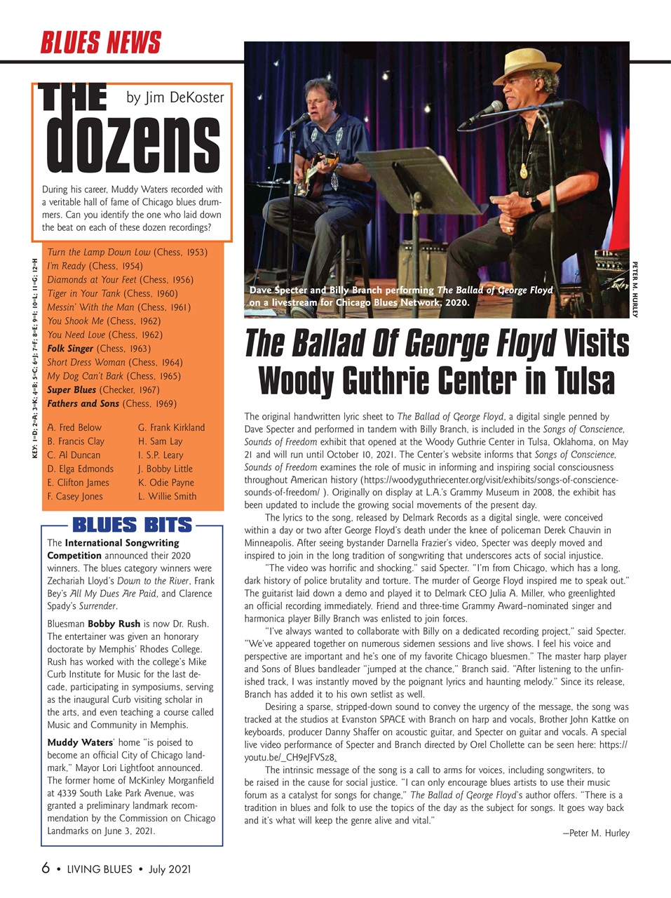 Living Blues Preview Pages