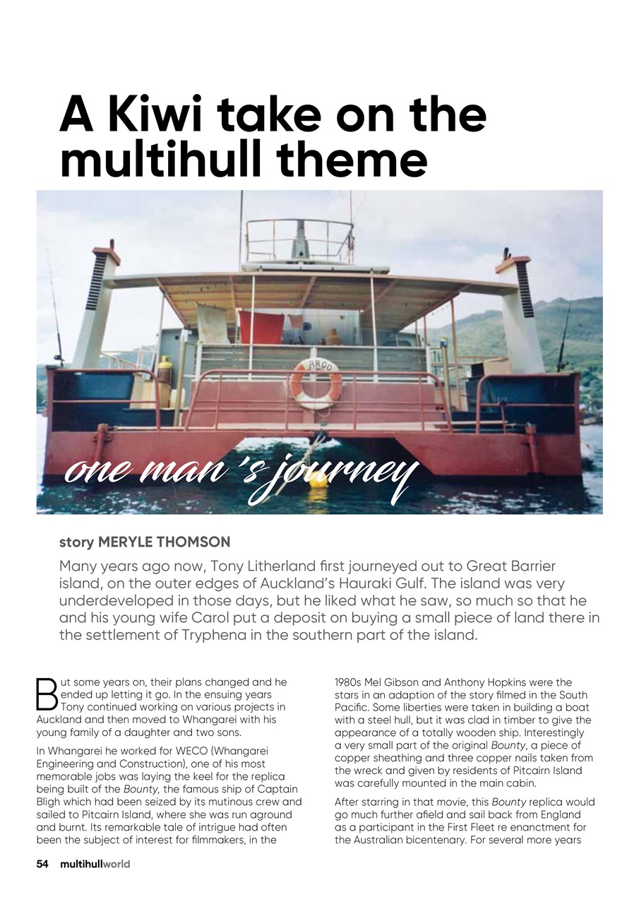 Multihull World Preview Pages