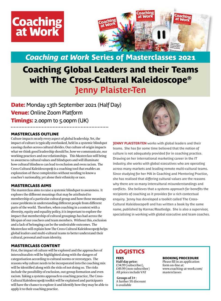 Coaching at Work Preview Pages