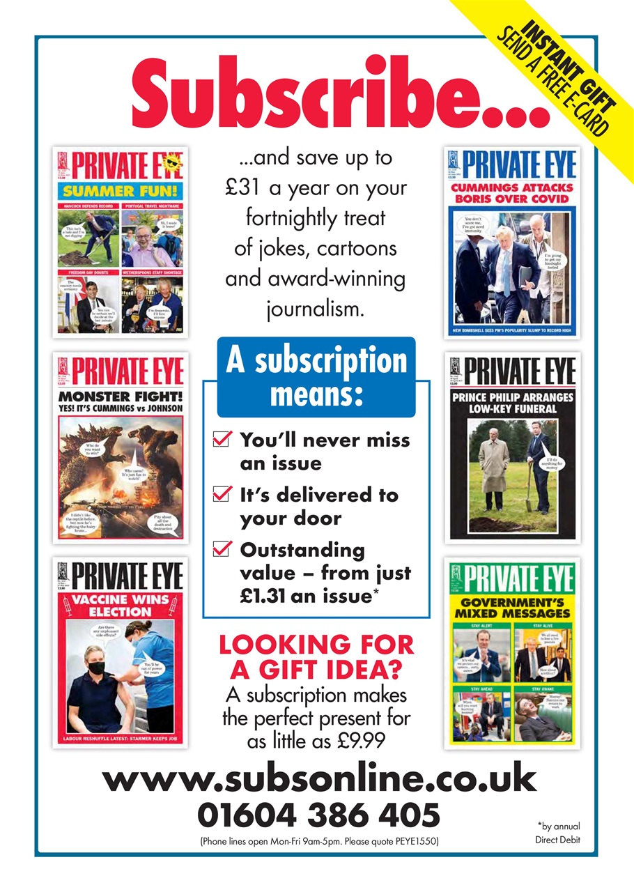 Private Eye Preview Pages