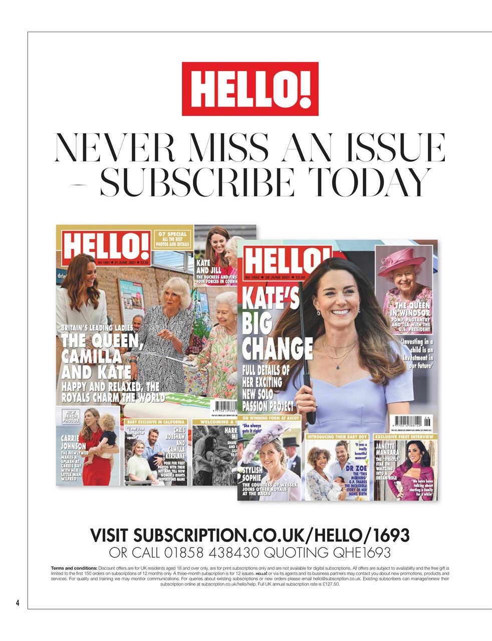 Hello! Magazine Preview Pages