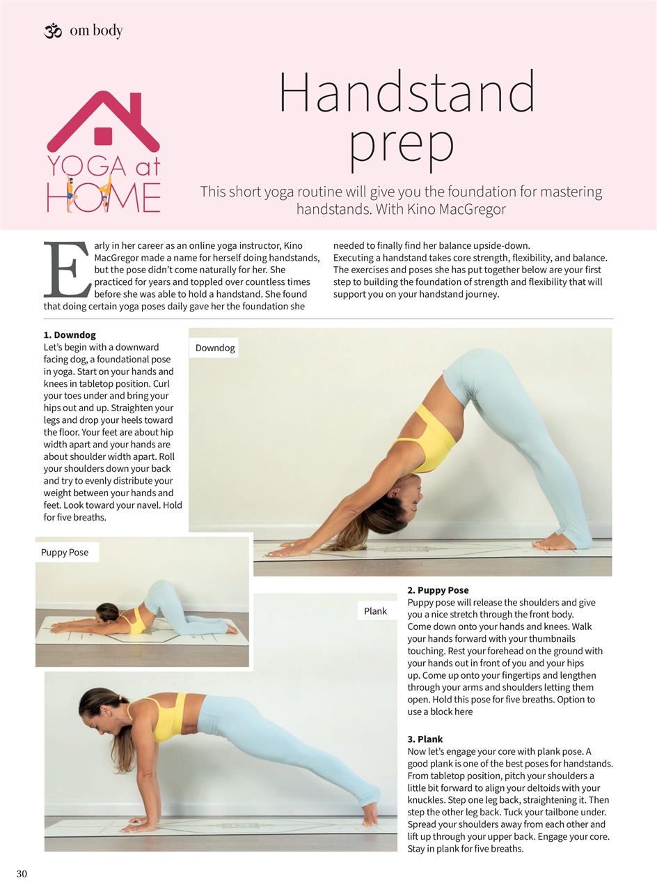OM Yoga Magazine Preview Pages