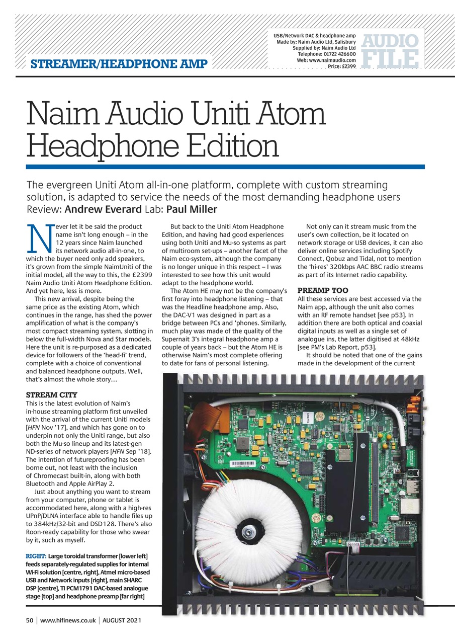 Hi-Fi News Preview Pages
