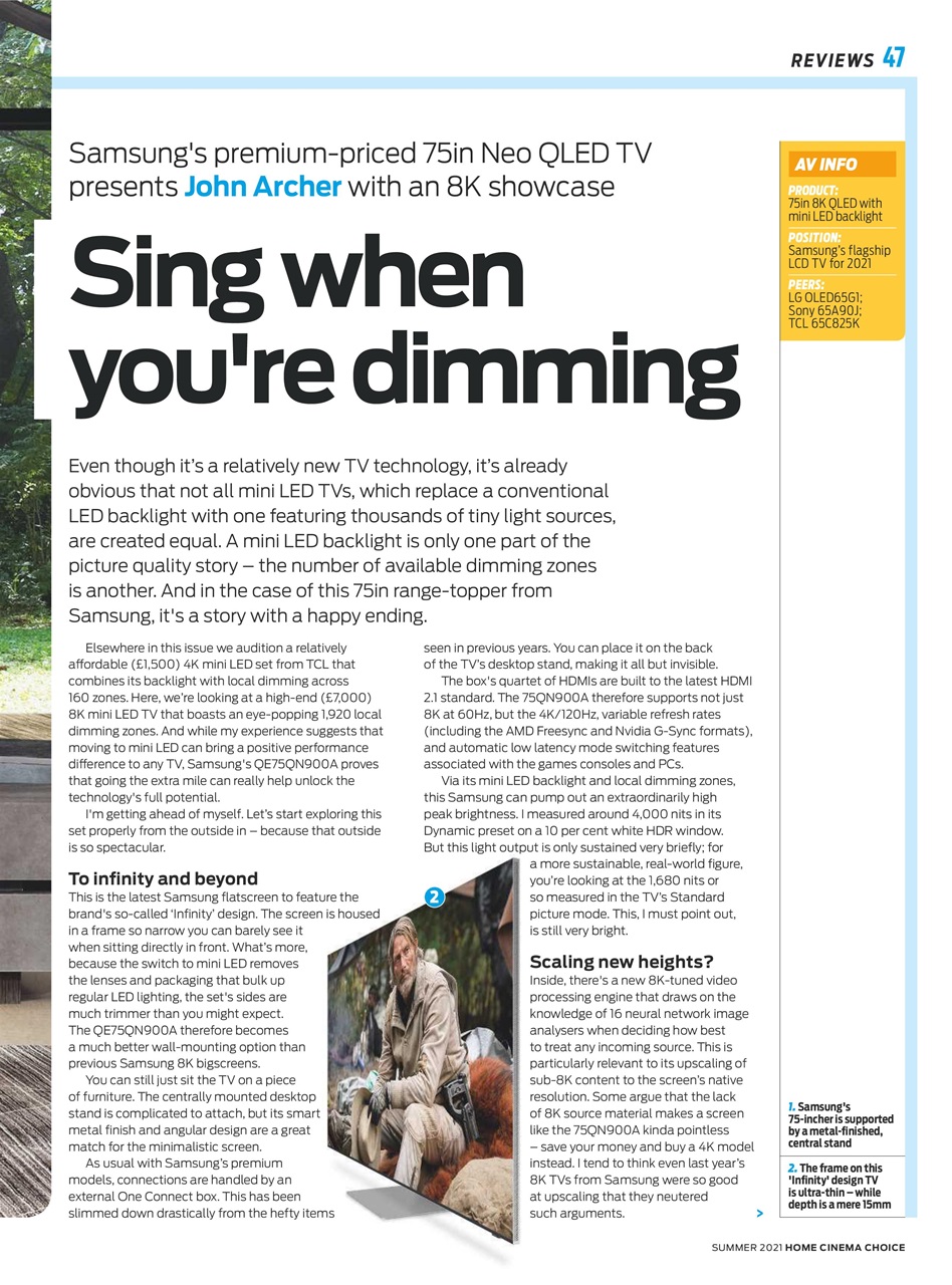 Home Cinema Choice Preview Pages