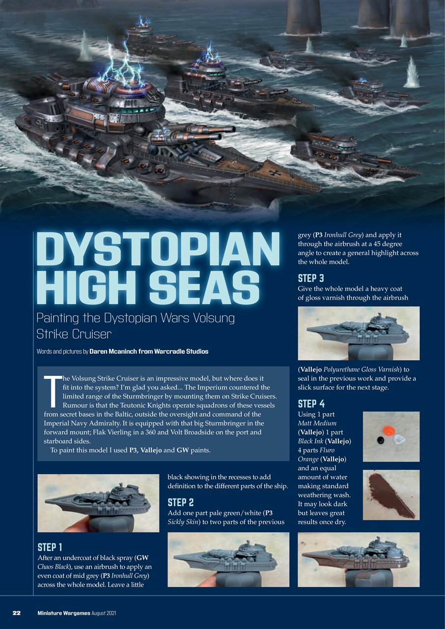 Miniature Wargames Preview Pages