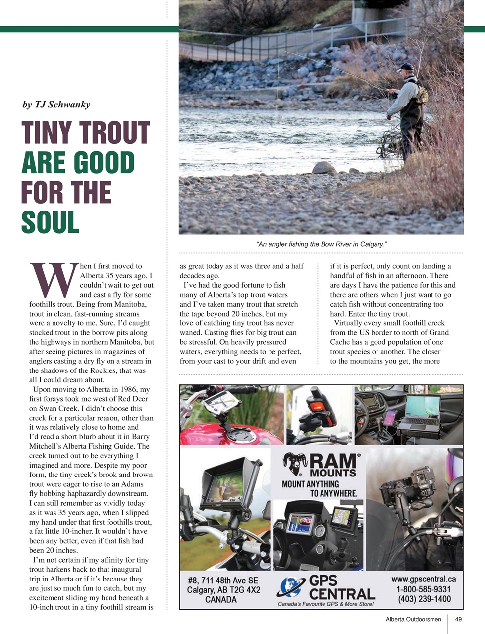 Alberta Outdoors Preview Pages