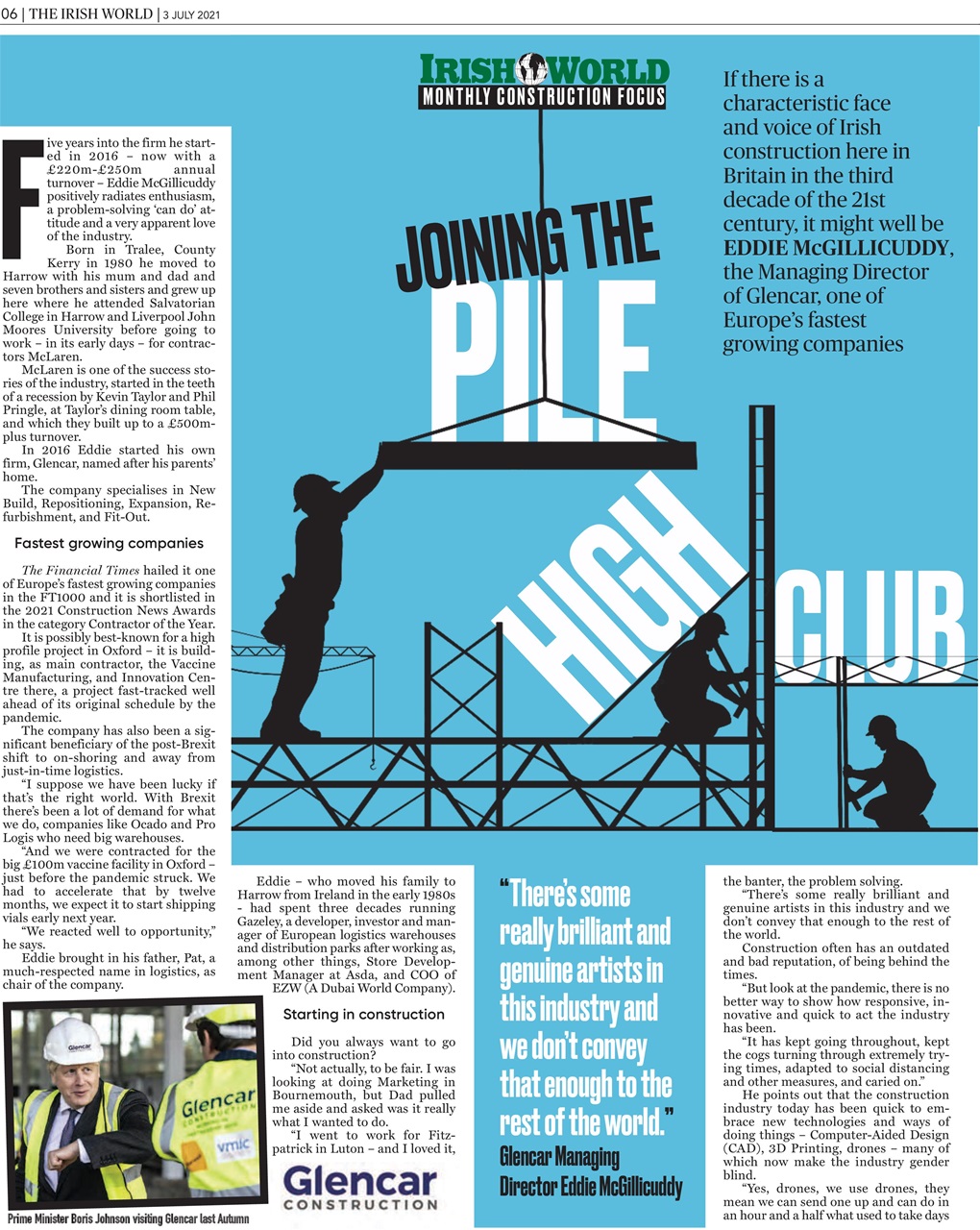 Irish World Preview Pages