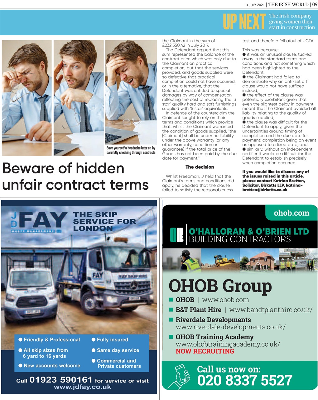 Irish World Preview Pages