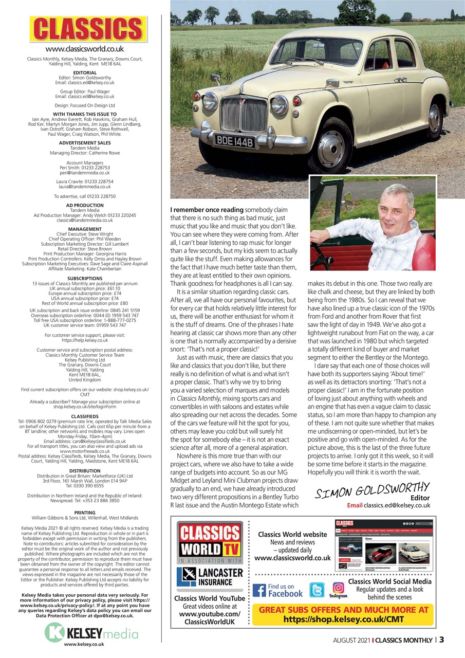 Classics World Preview Pages