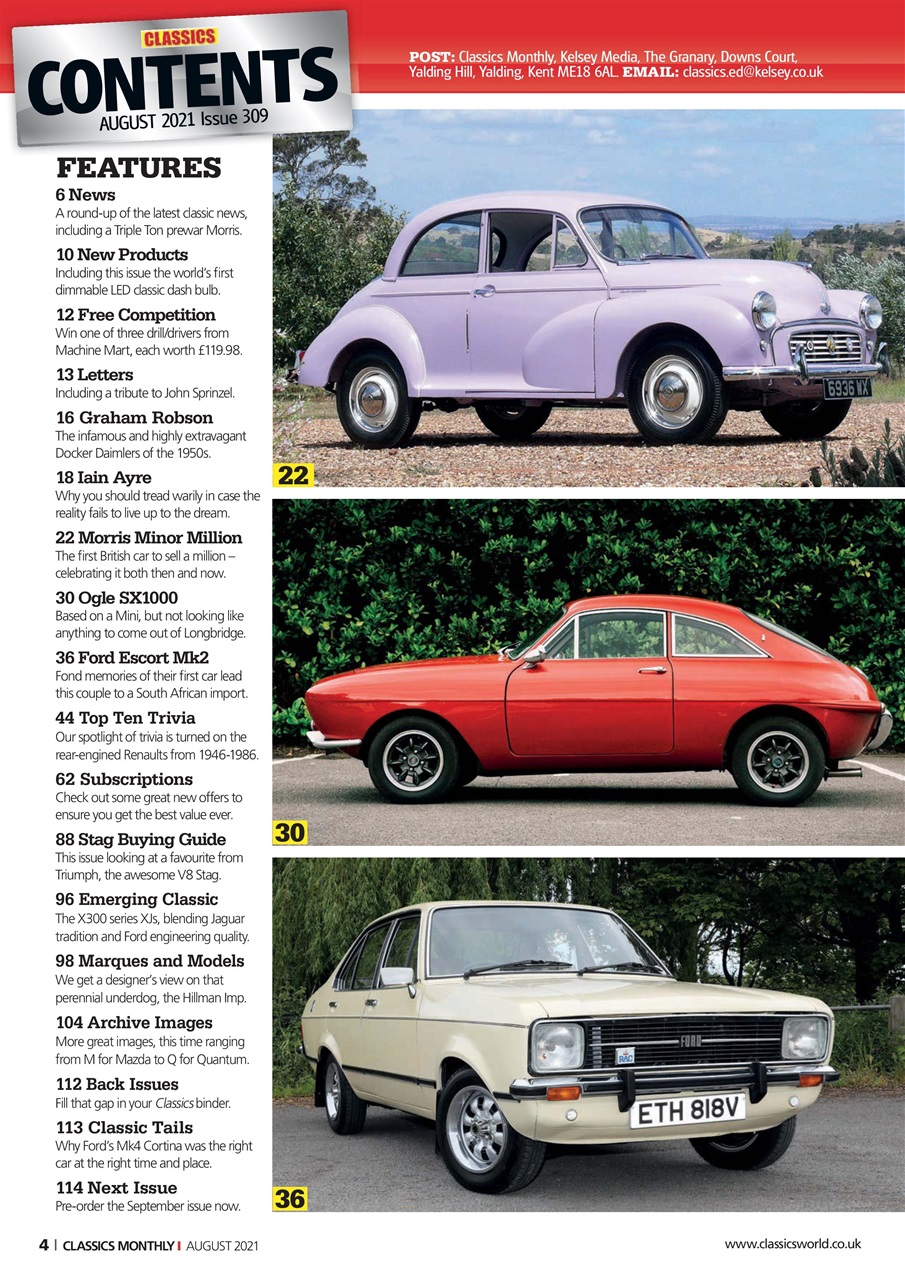 Classics World Preview Pages