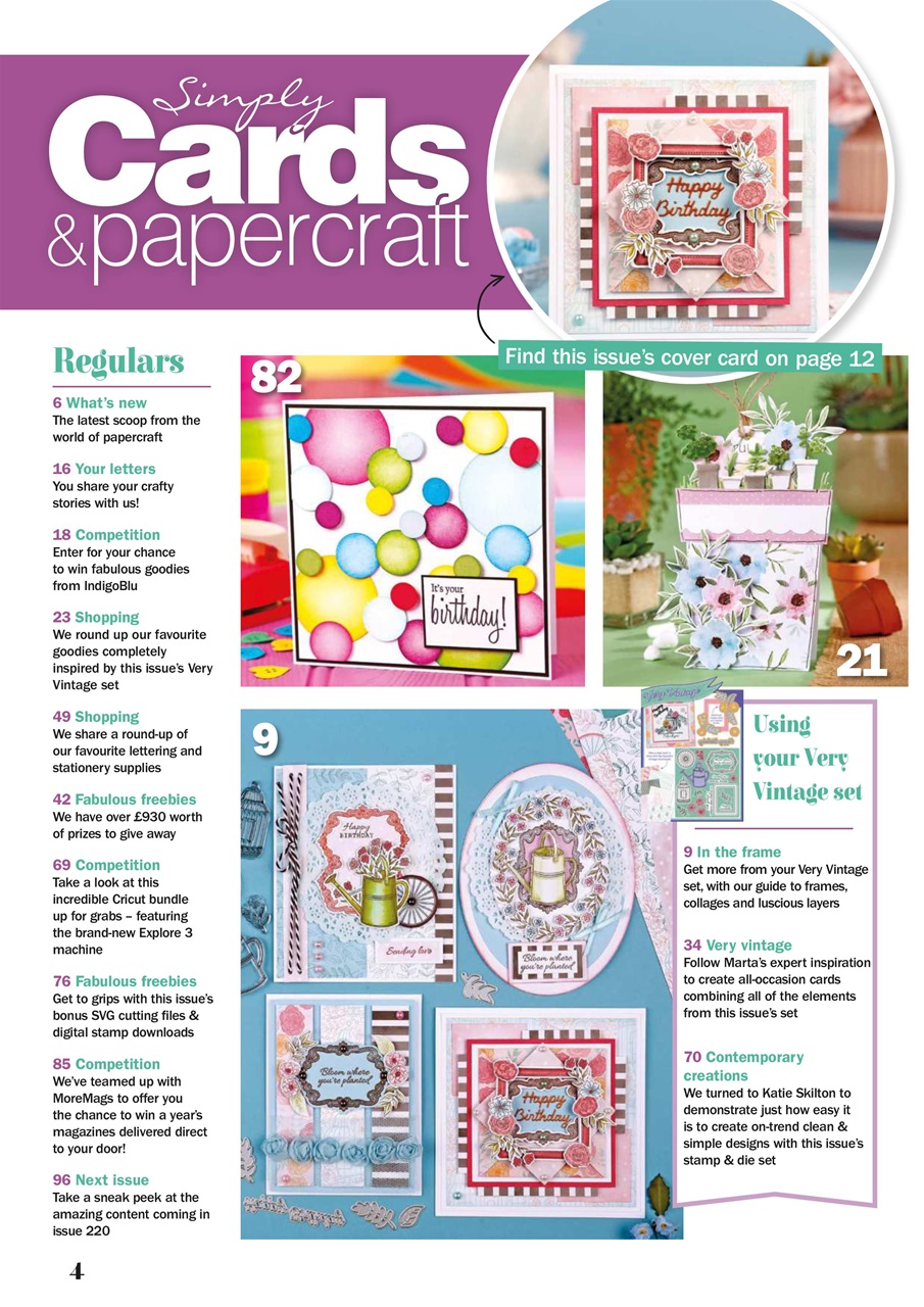 Simply Cards & Papercraft Preview Pages