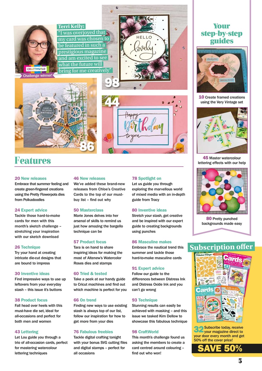 Simply Cards & Papercraft Preview Pages