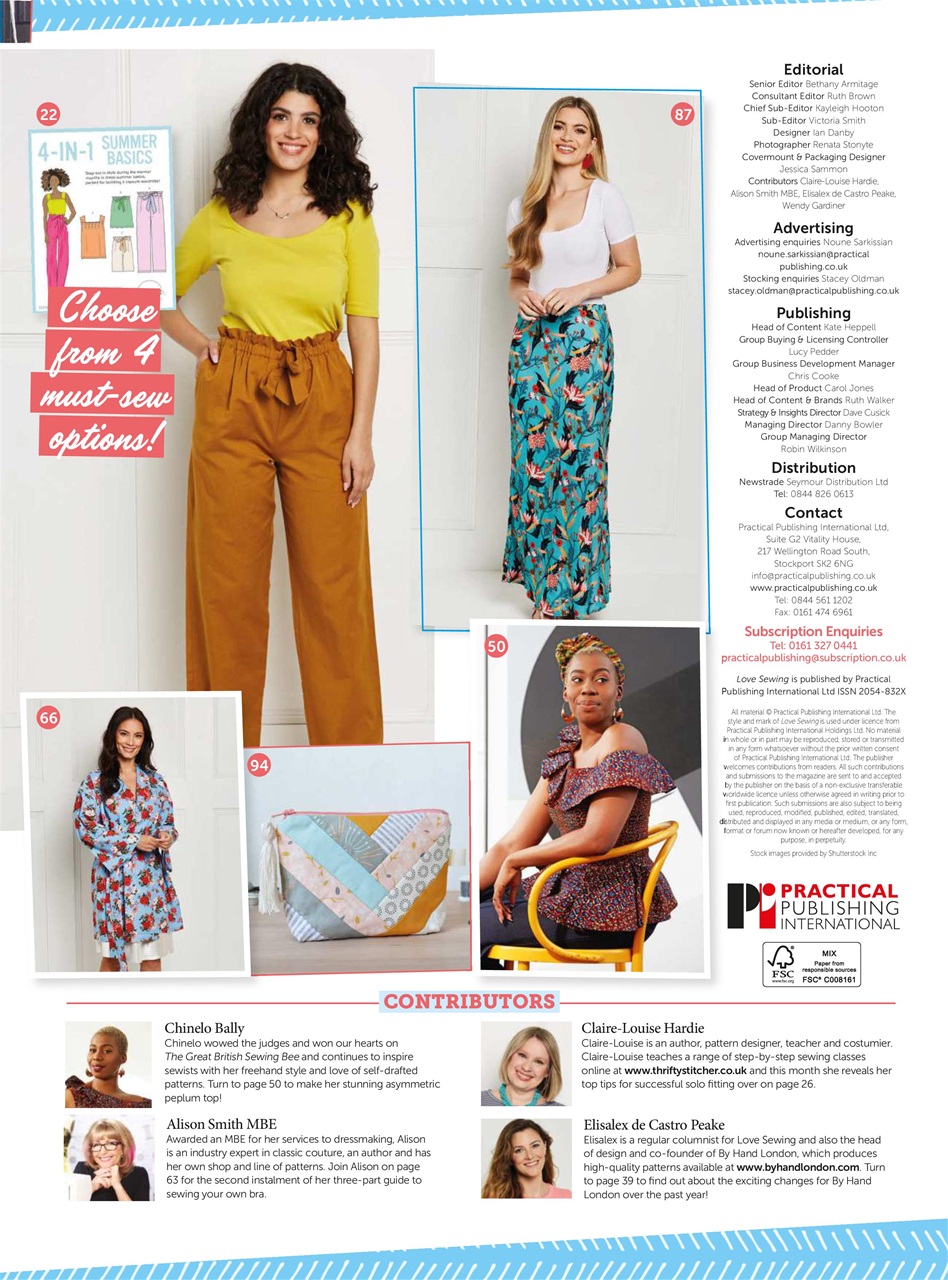 Love Sewing Preview Pages