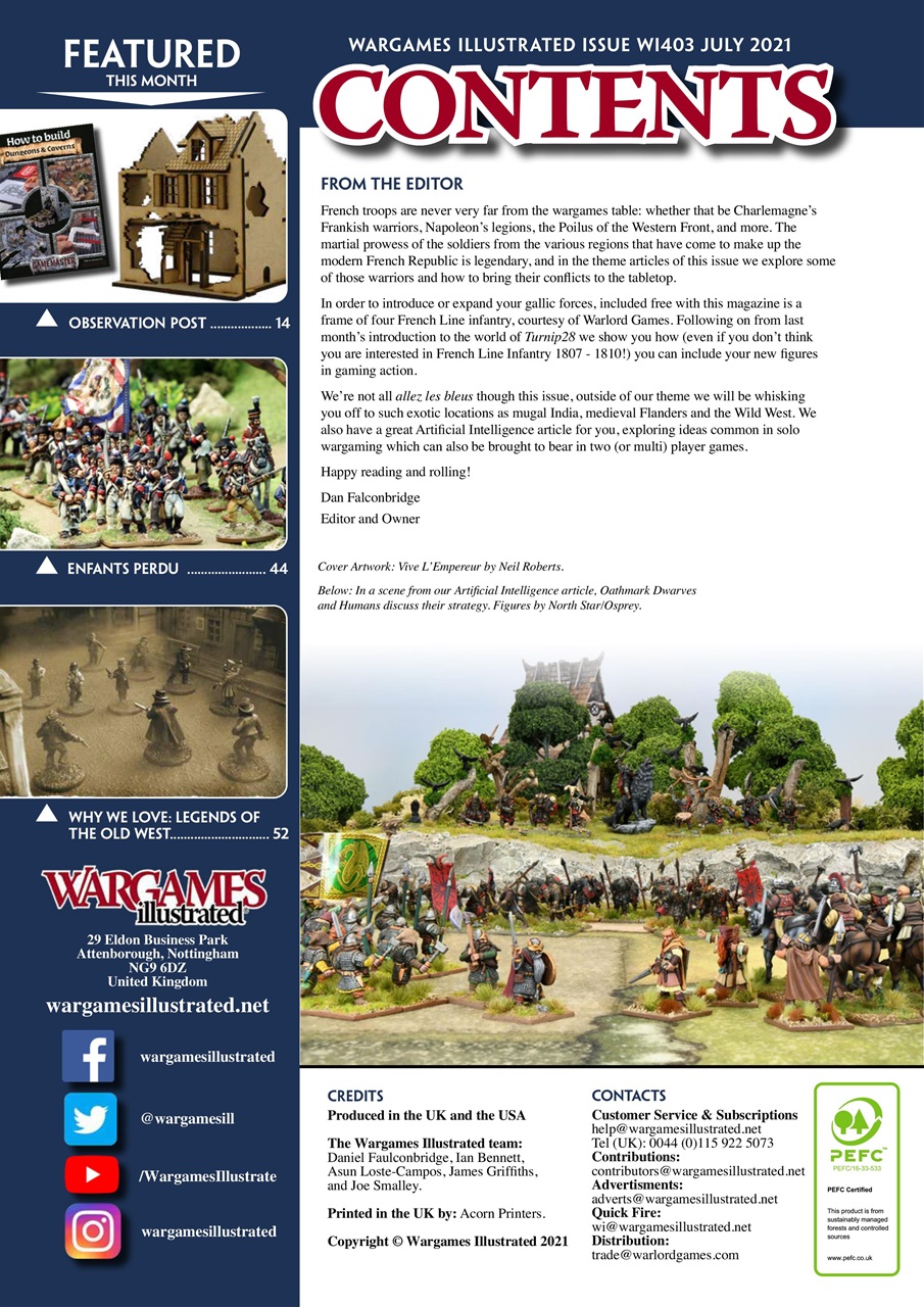 Wargames Illustrated Preview Pages