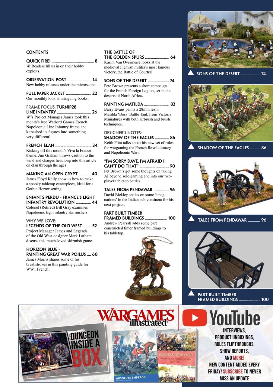 Wargames Illustrated Preview Pages