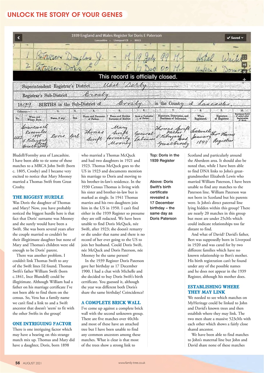 Family Tree Preview Pages