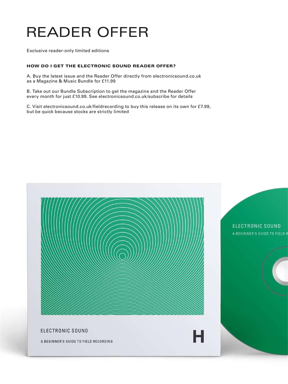 Electronic Sound Preview Pages