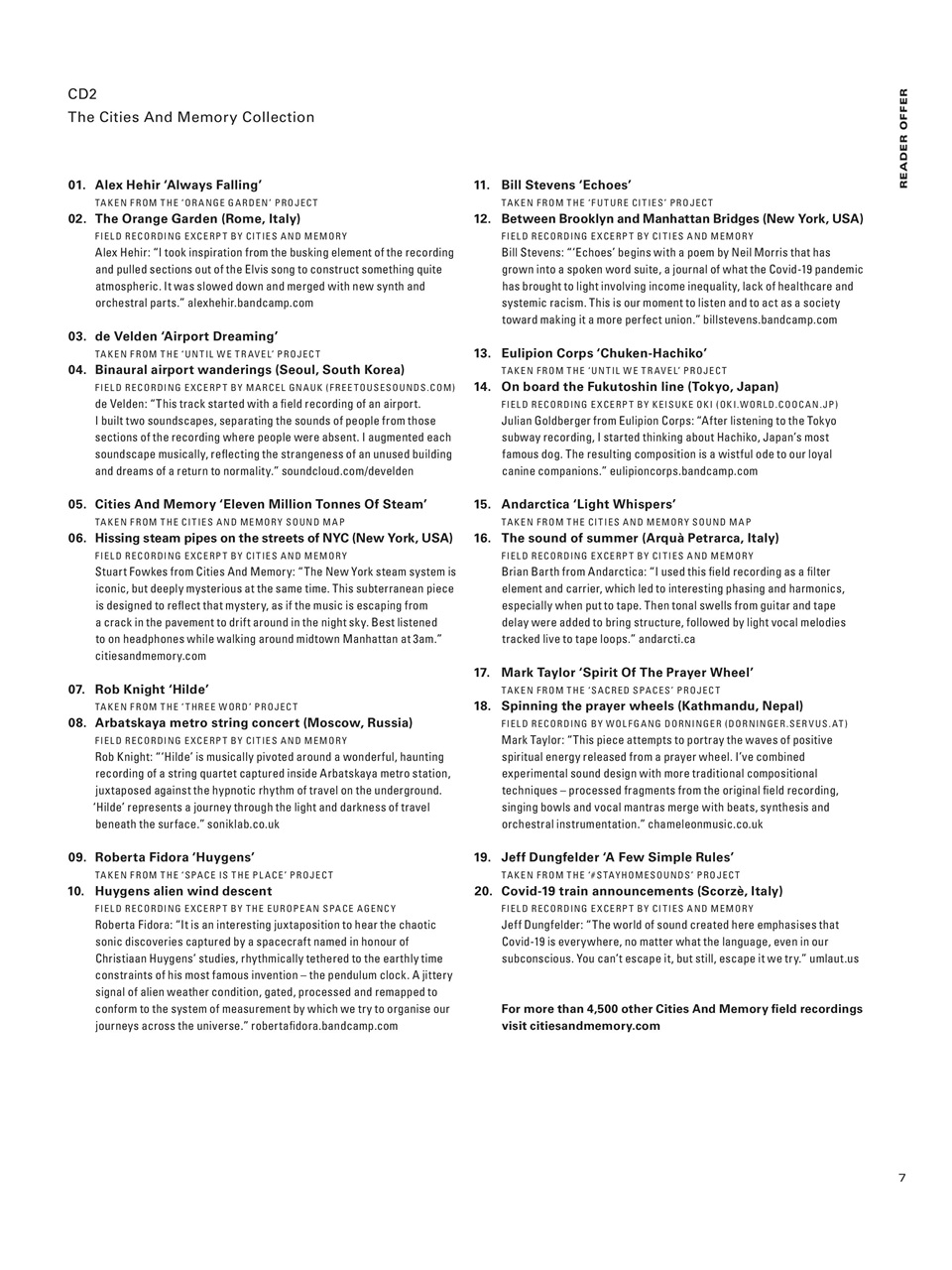 Electronic Sound Preview Pages