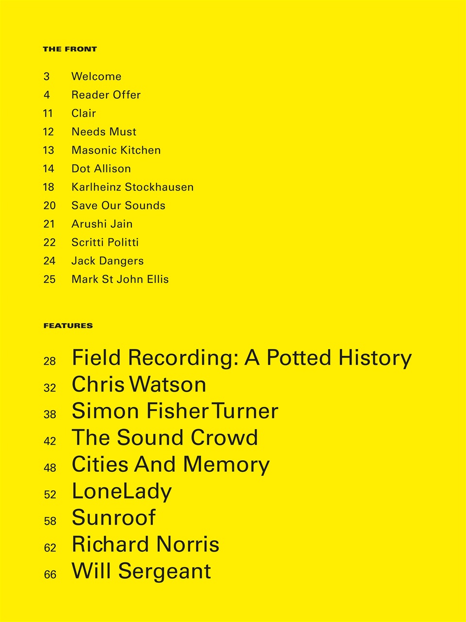 Electronic Sound Preview Pages