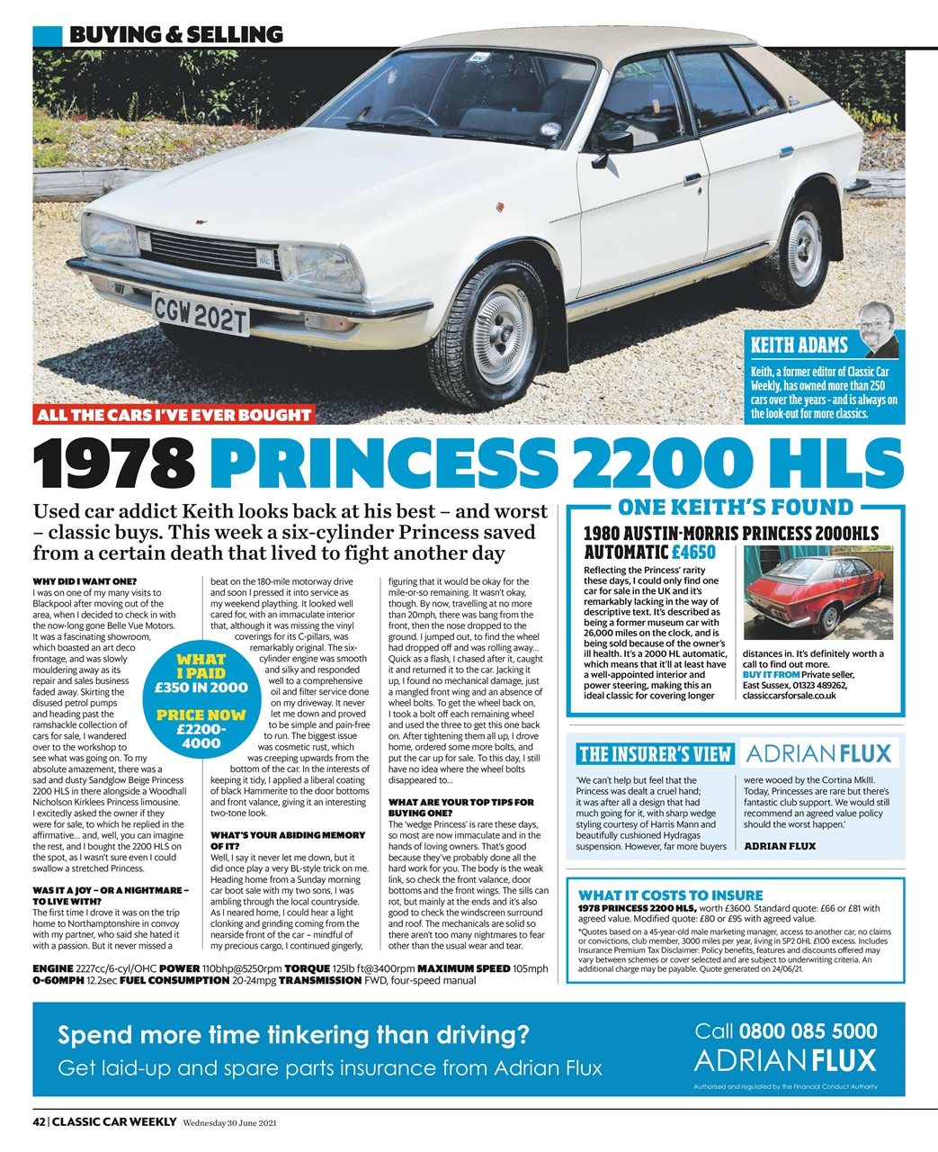 Classic Car Weekly Preview Pages