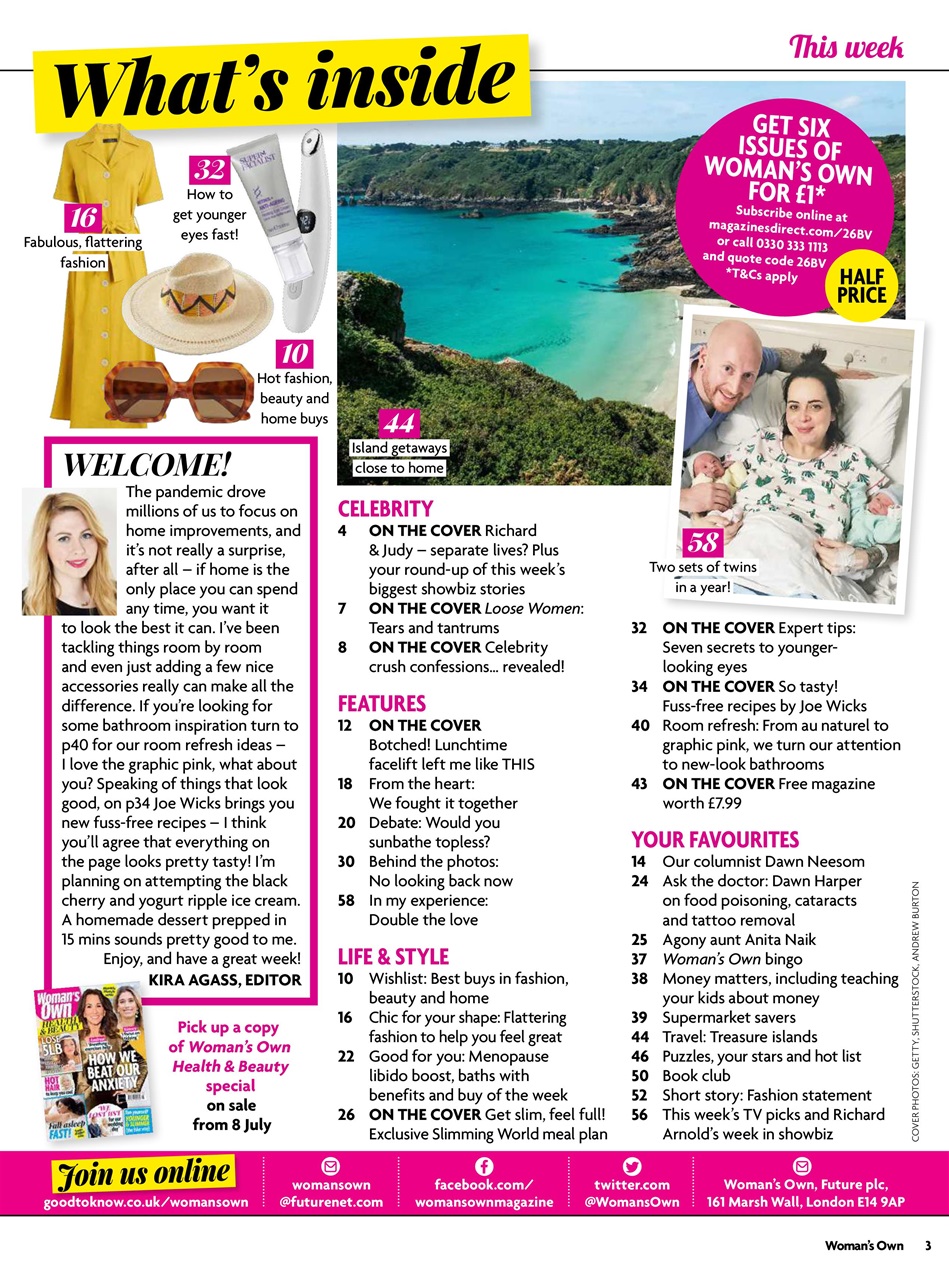 Woman's Own Preview Pages