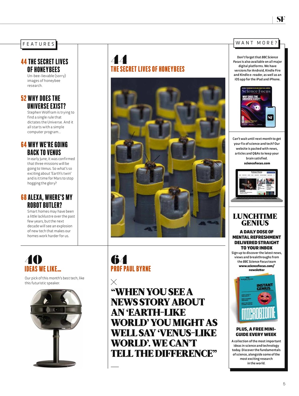 BBC Science Focus Magazine Preview Pages