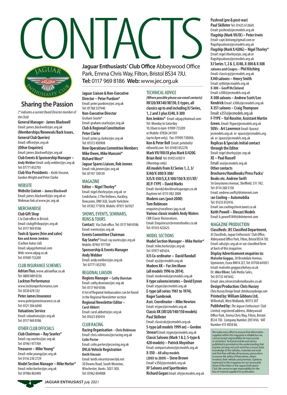 Jaguar Enthusiast Preview Pages