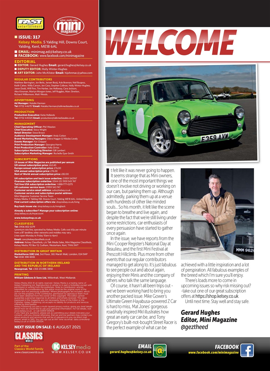 Mini Magazine Preview Pages