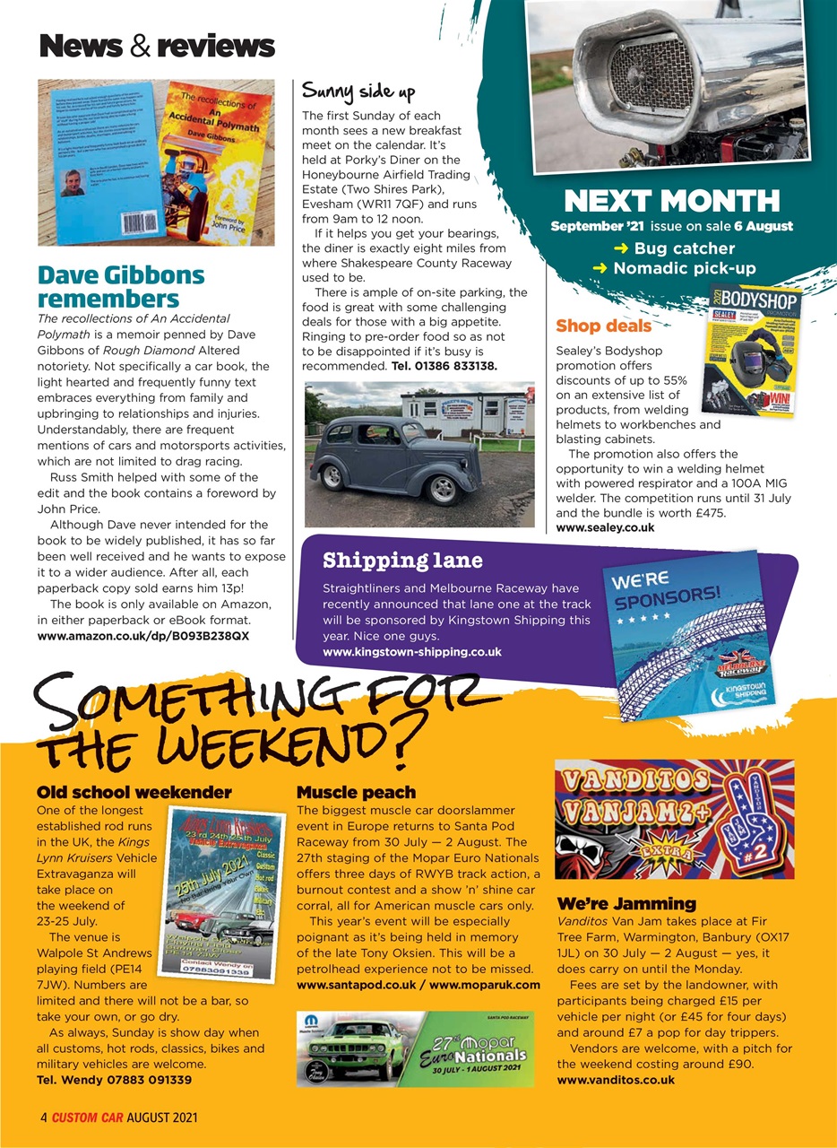 Custom Car Preview Pages